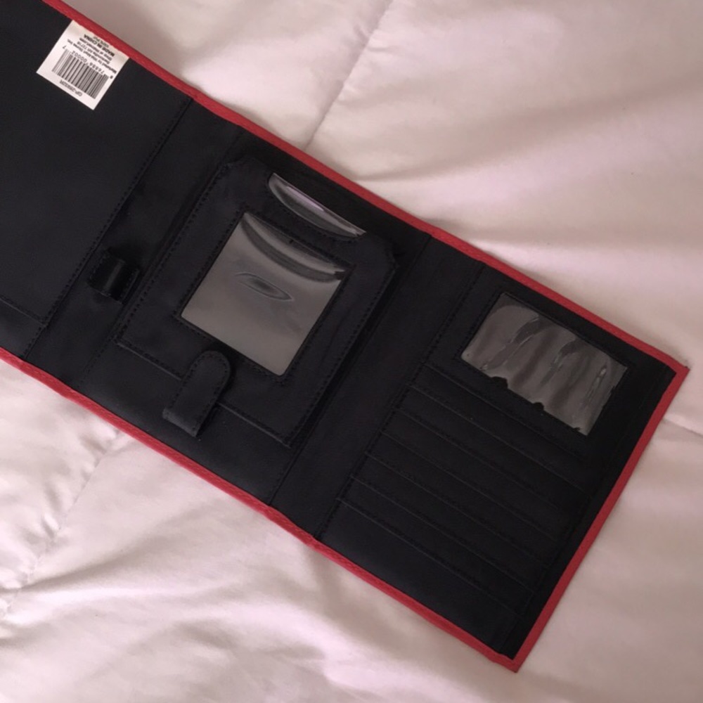 Walmart Red Clutch Wallet - Picture 2 of 4